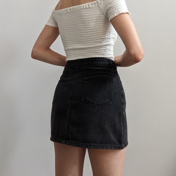 Forever 21 Denim Mini Skirt - Picture 8 of 9